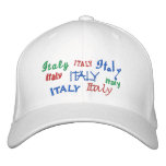 italy embroidered hats