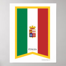 Italy Flag  Art Print