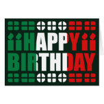 Italy Flag Birthday Card