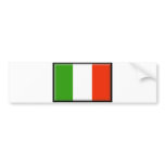 Italy Flag bumper stickers