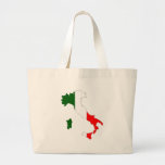 Italy Flag Map full size Bags
