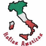 Italy Flag Map Tees, Polos embroidered shirts