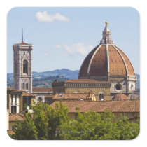 Italy, Florence, View of Florence Cathedral Square Stickers