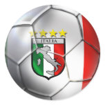 Italy Forza Azzurri Calcio Soccer Ball flag sports stickers