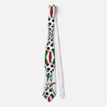 Italy . italia, calico football soccer mens tie