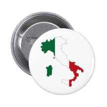 Italy / Italia Pinback Buttons