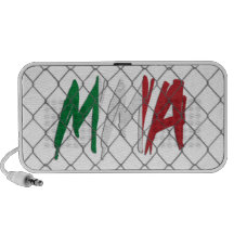 Italy MMA white doodle speaker