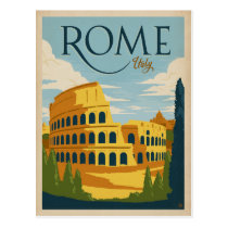 Italy, Rome Postcard