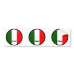 Italy Roundel quality Flag bumper stickers