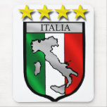 italy shield Italy flag italia map mousepads