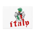 Italy Shield Postcard