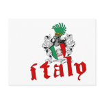Italy Shield Postcard