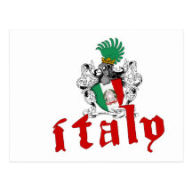 Italy Shield Postcard