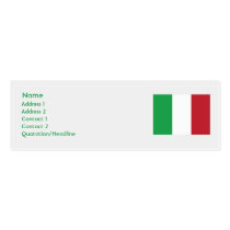 Italy - Skinny business cards