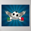 Italy Soccer National Team Supporter poster posters