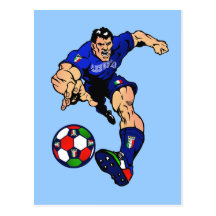 Italy Soccer T-shirts and gifts ideas Post Cards