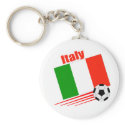 Italy Soccer Team keychains
