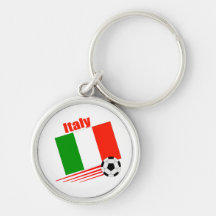 Italy Soccer Team Keychain