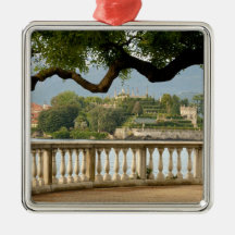 Italy, Stresa, Lake Maggiore, Isola Bella Christmas Ornament
