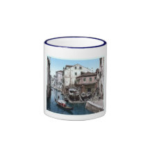 Italy Venice Rio Della Botisella 1890's Mugs