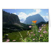 ITALY: Wildflowers, Dolomites Card
