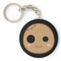 Itami the Voodoo Doll Head keychains