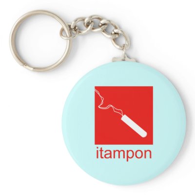 iTampon Keychain by Shirtuosity