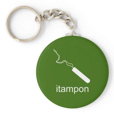 iTampon Keychain by Shirtuosity