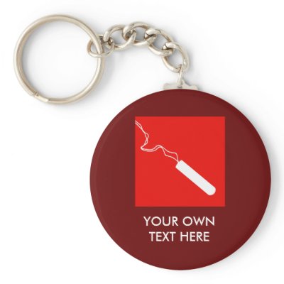iTampon Key Chains by Shirtuosity