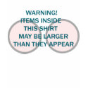 ITEMS LARGE BOOBS t-shirts