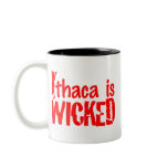 Ithaca is Wicked Red Logo Mug