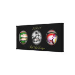 itou! itou! Rainbow trout! (3 types ART) 100 year  Canvas Print