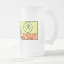 It's 5 O' Clock Somewhere Frosted Mug
