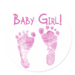 It's a baby girl! stickers