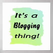 It's a blogging thing!