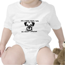 It's a Border Terrier thing ... Baby Bodysuits