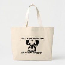 It's a Border Terrier thing ... Canvas Bag