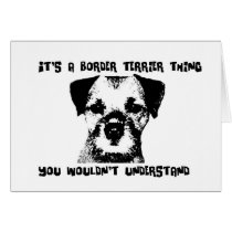 It's a Border Terrier thing ... Card
