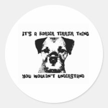 It's a Border Terrier thing ... Sticker