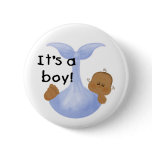 It's a Boy African American buttons