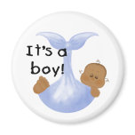 It's a Boy African American magnets