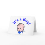 It's A Boy (Baby Face) cards