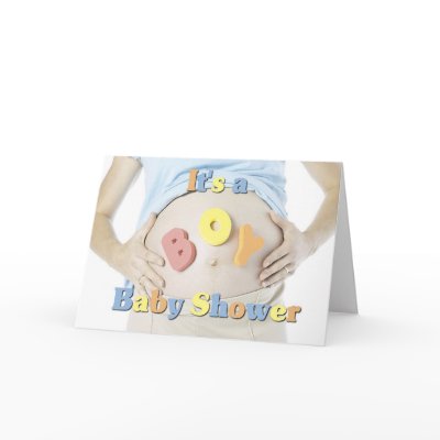 It's a Boy baby shower invitation Greeting Card by photoinspiration