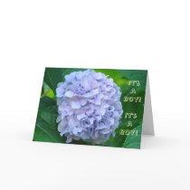It's a Boy! Baby Shower Invitations Blue Flowers