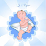 It's a Boy! Baby With Bottle photo sculptures