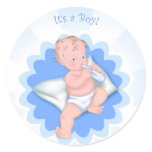It's a Boy! Baby With Bottle stickers