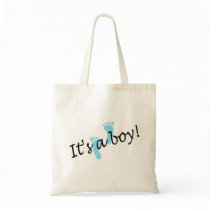 Its A Boy Canvas Bags