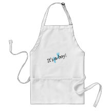 It's A Boy (Blue Feet) Apron