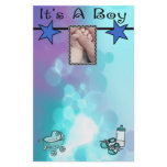 It's A Boy Blue Stars Set stationery
