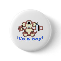 Its A BOY! Pinback Button